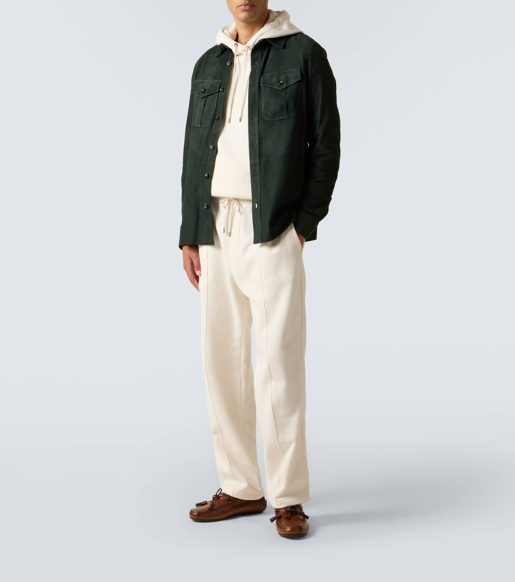 Barron suede overshirt - 2