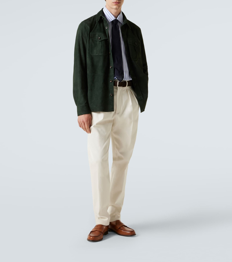 Ralph Lauren Barron suede overshirt outlook