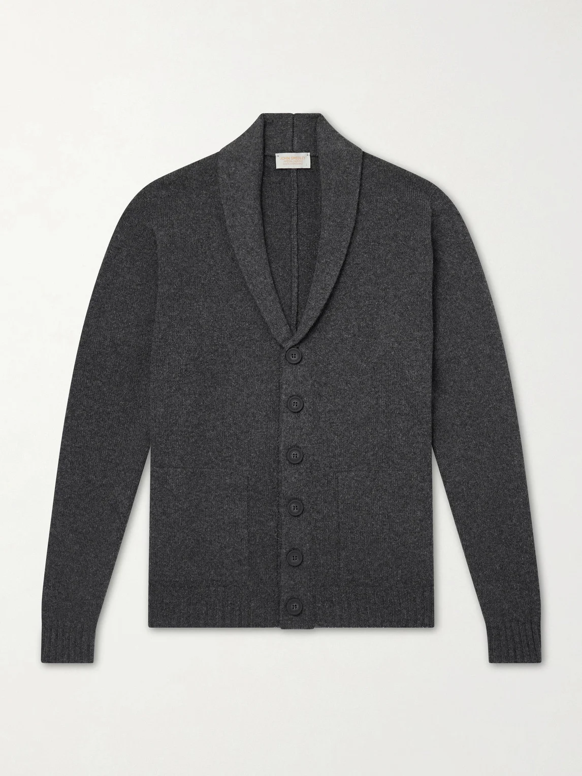 Rockford Shawl-Collar Recycled-Cashmere and Merino Wool-Blend Cardigan - 1