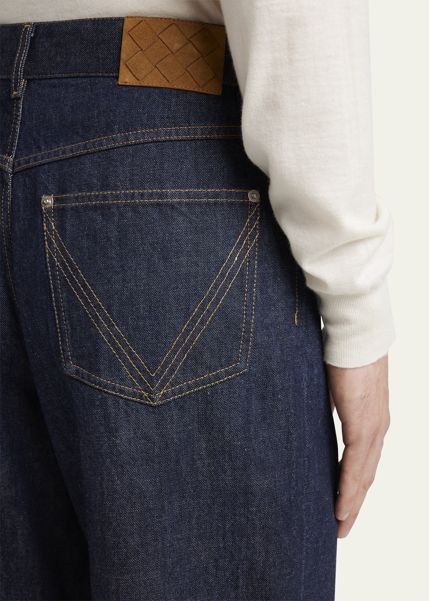 Men's Soft Denim Trousers - 5