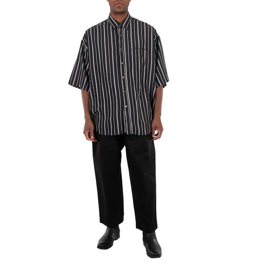 Maison Kitsune Men's Cropped Pleated Chino Pants - 4