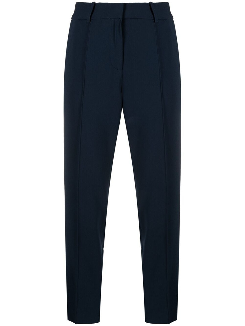 high-waisted cropped trousers 1