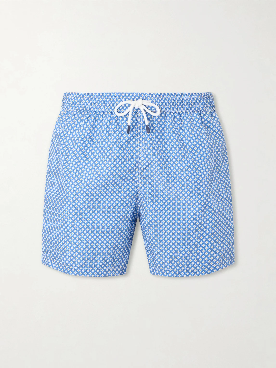Madeira Straight-Leg Mid-Length Printed Swim Shorts - 1