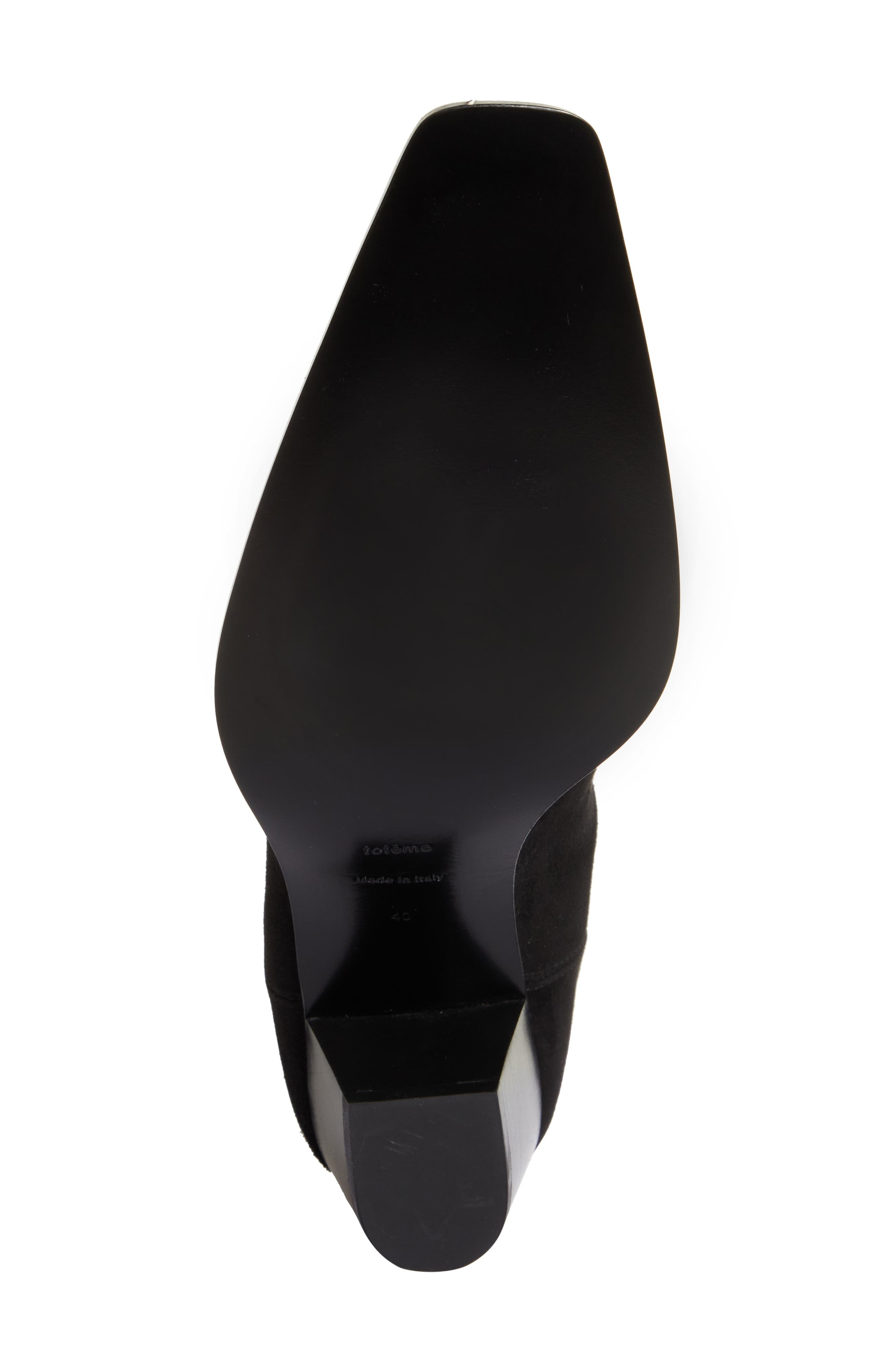 TOTEME The City Block Heel Chelsea Boot in Black at Nordstrom - 6