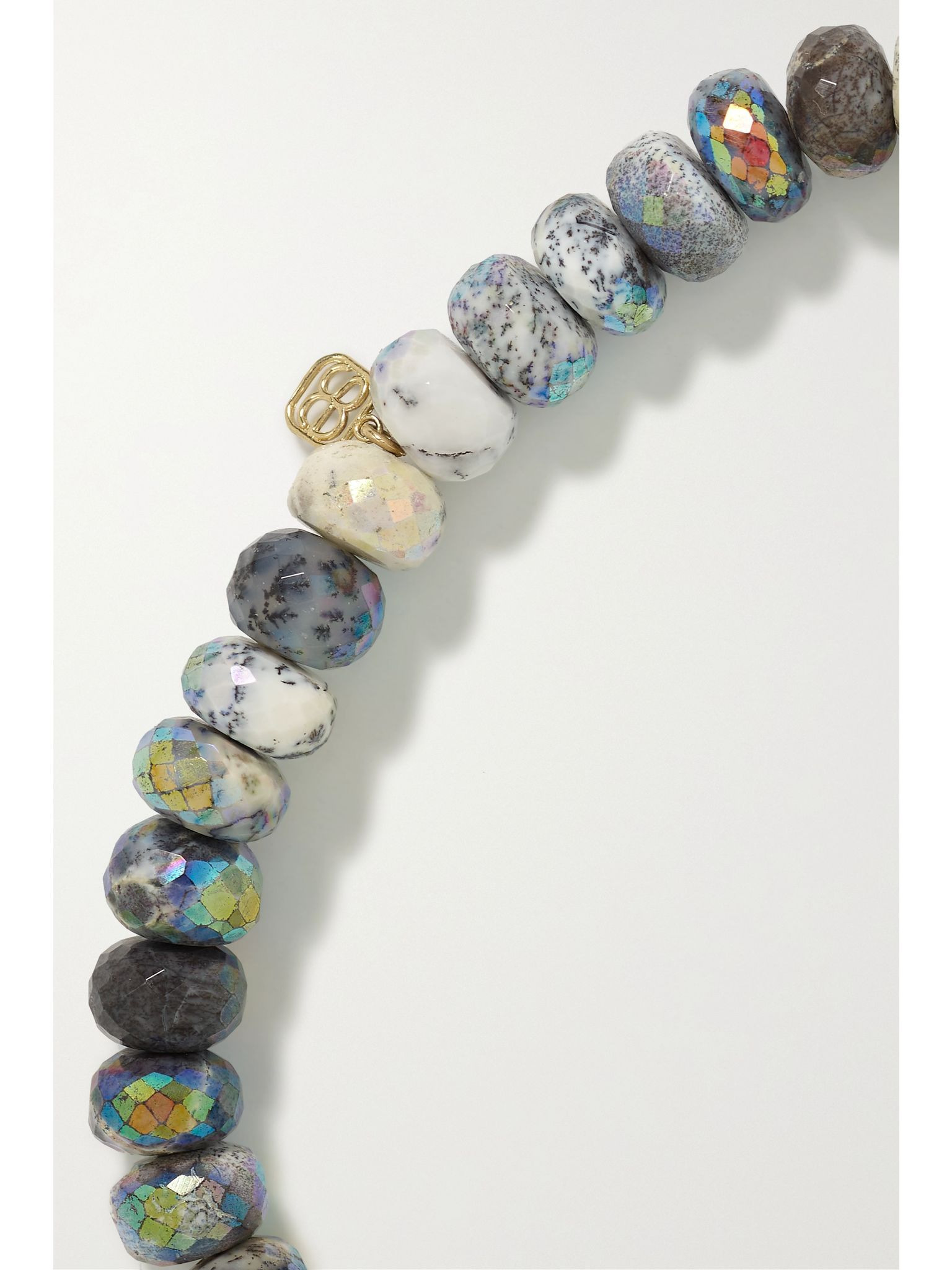 14-karat gold, enamel, opal and diamond bracelet Gold - 3