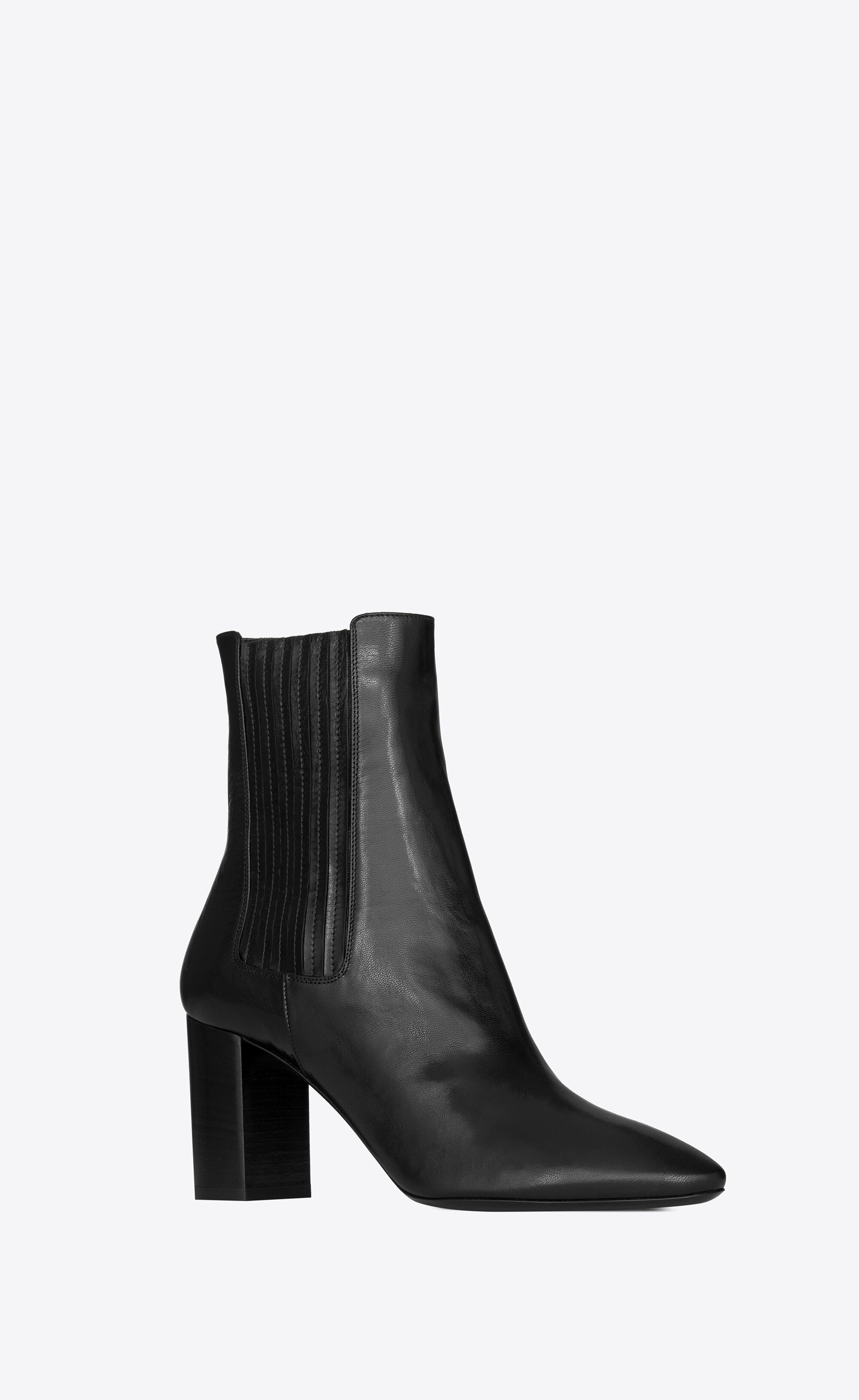 lou chelsea booties in smooth leather - 3