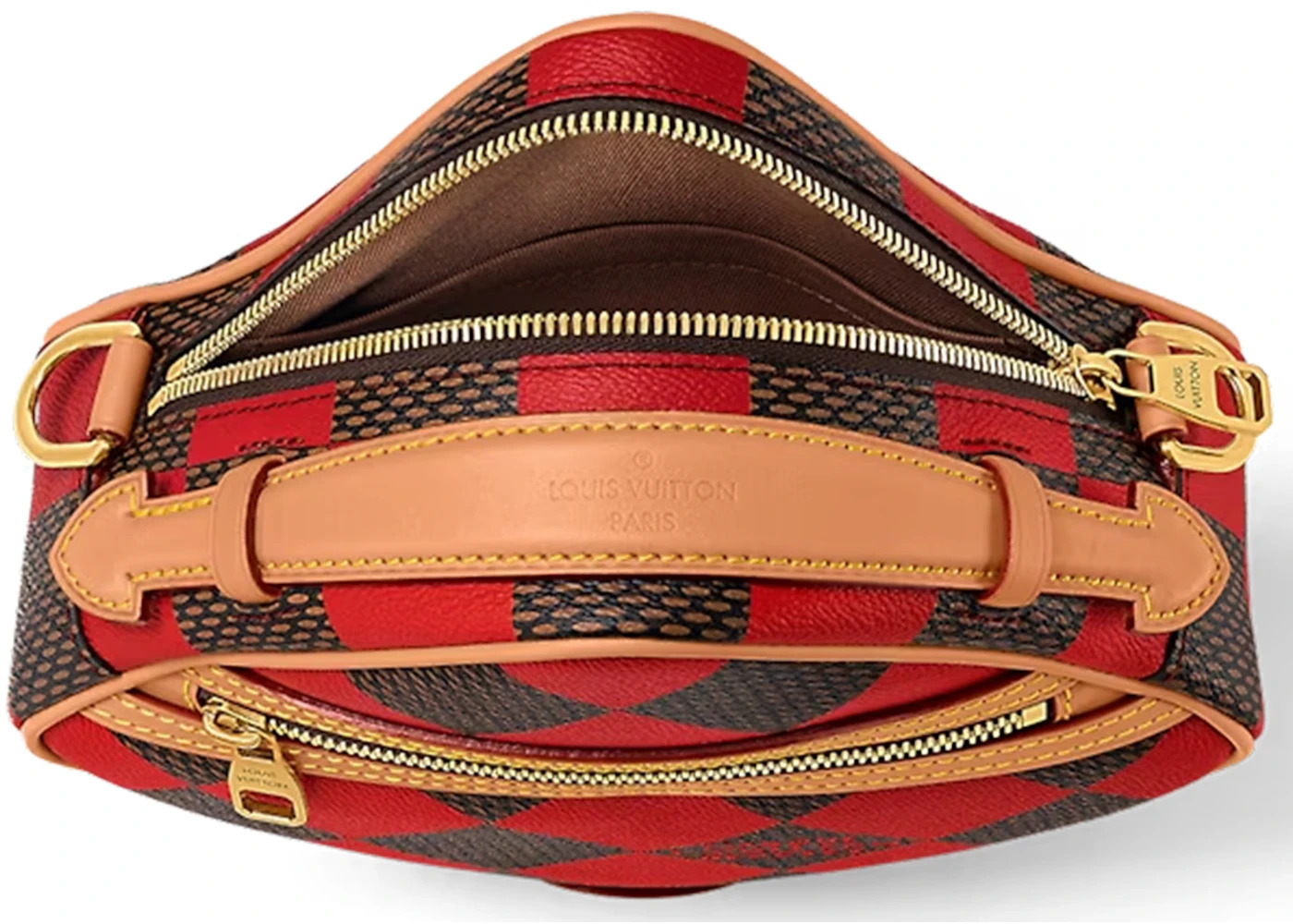 Louis Vuitton Chess Messenger Bag Damier Pop Red - 3