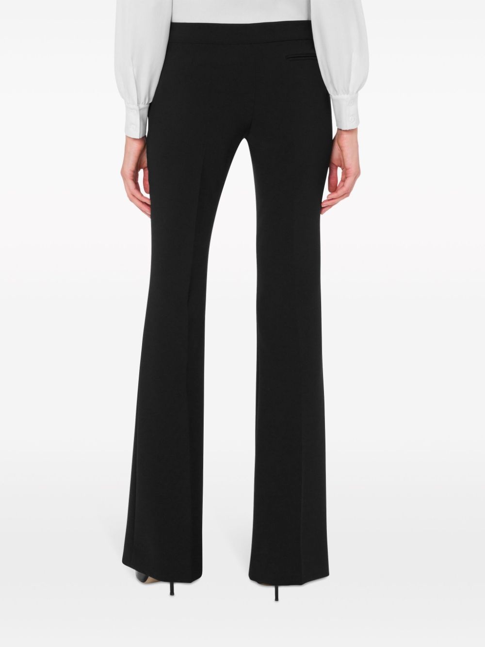 low-rise flared trousers - 3