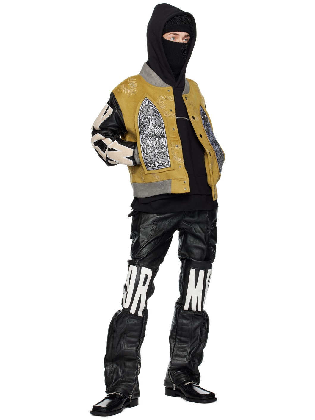 Black Layered Hoodie - 4