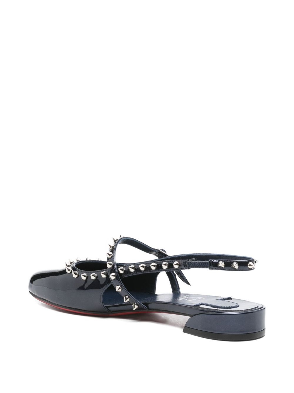 Sweet Janispikes studded slingback flats - 3