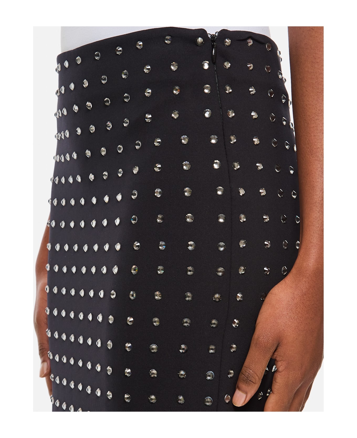 Nome Crystal Lycra Midi Skirt - 4