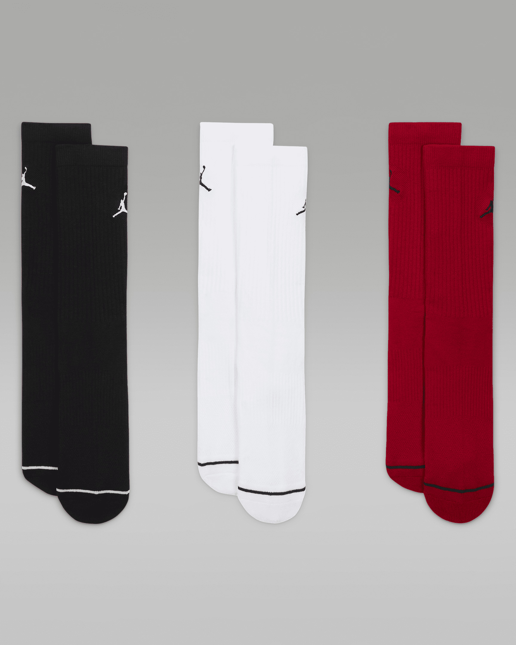 Jordan Everyday Crew Socks (3 pairs) - 2