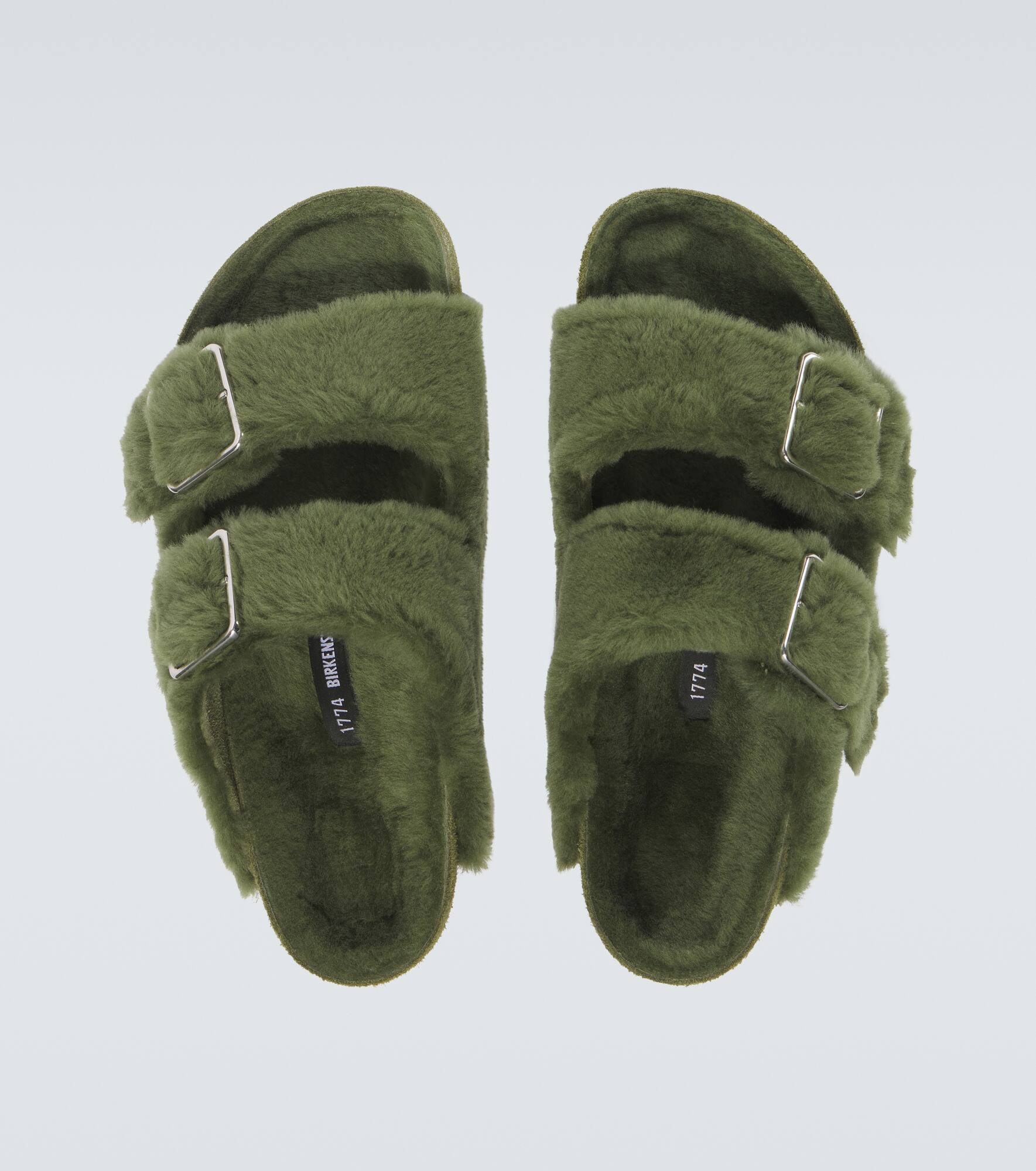 Arizona 1774 shearling-lined suede sandals - 4