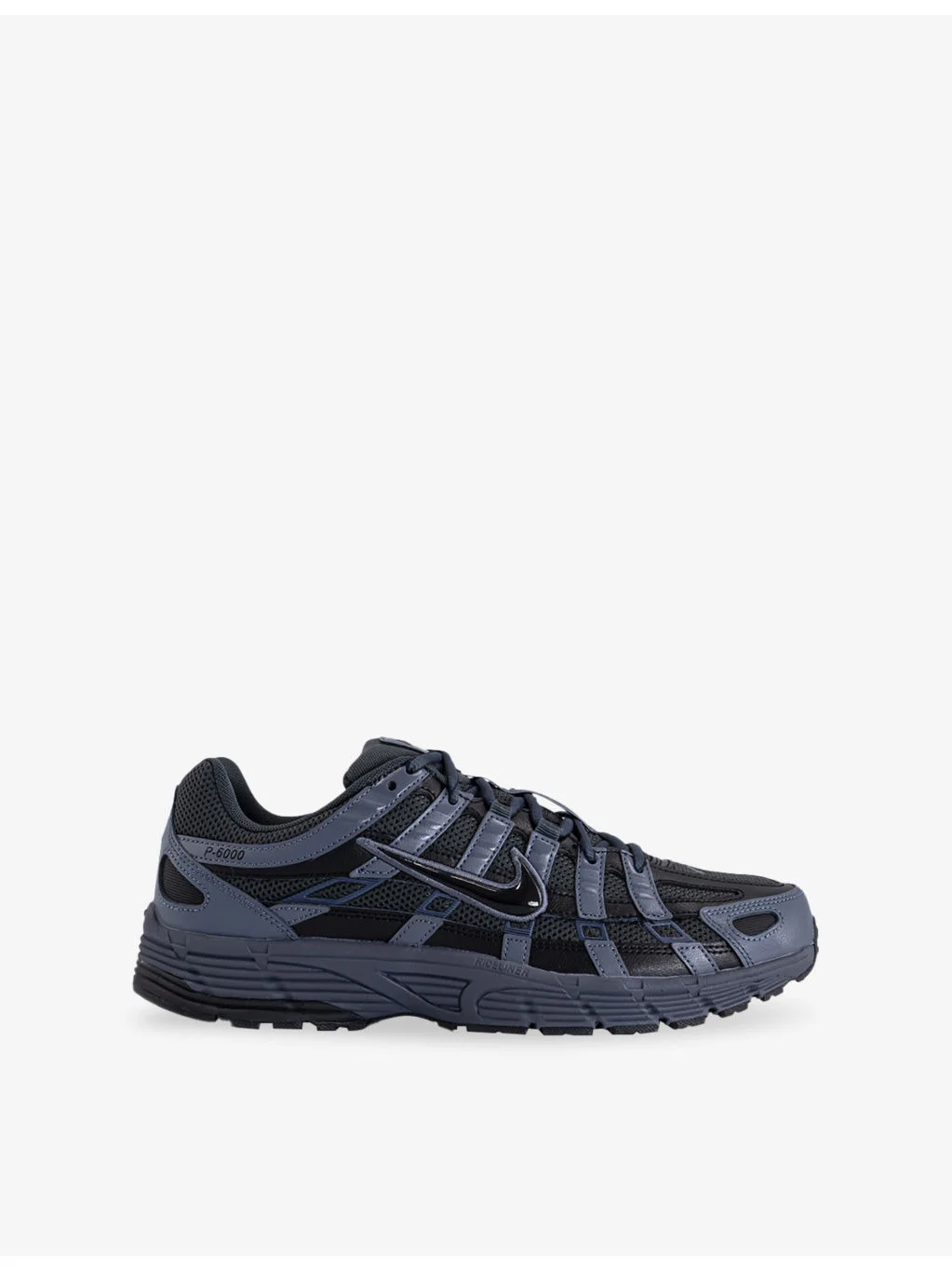 P-6000 Leather and Mesh Trainers - 1