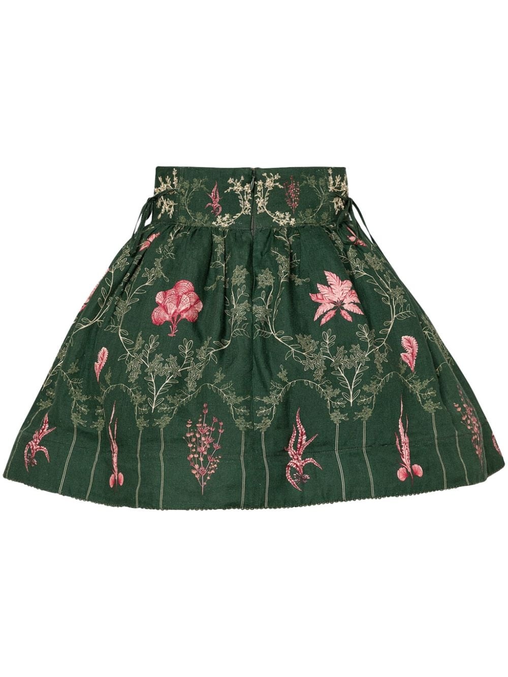 Nori Encaje floral-embroidered skirt - 1