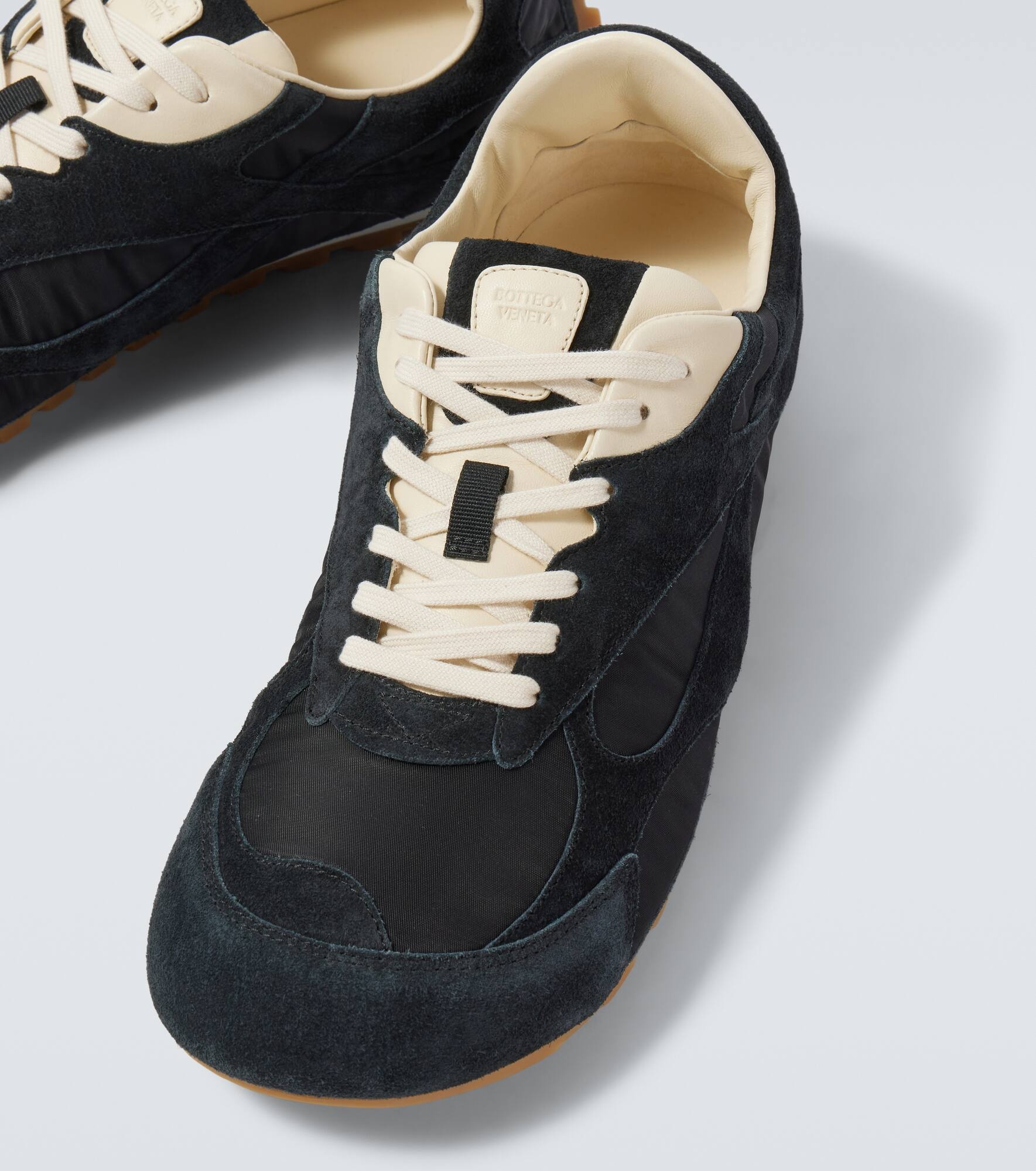 Orbit Flash suede-trimmed sneakers - 3