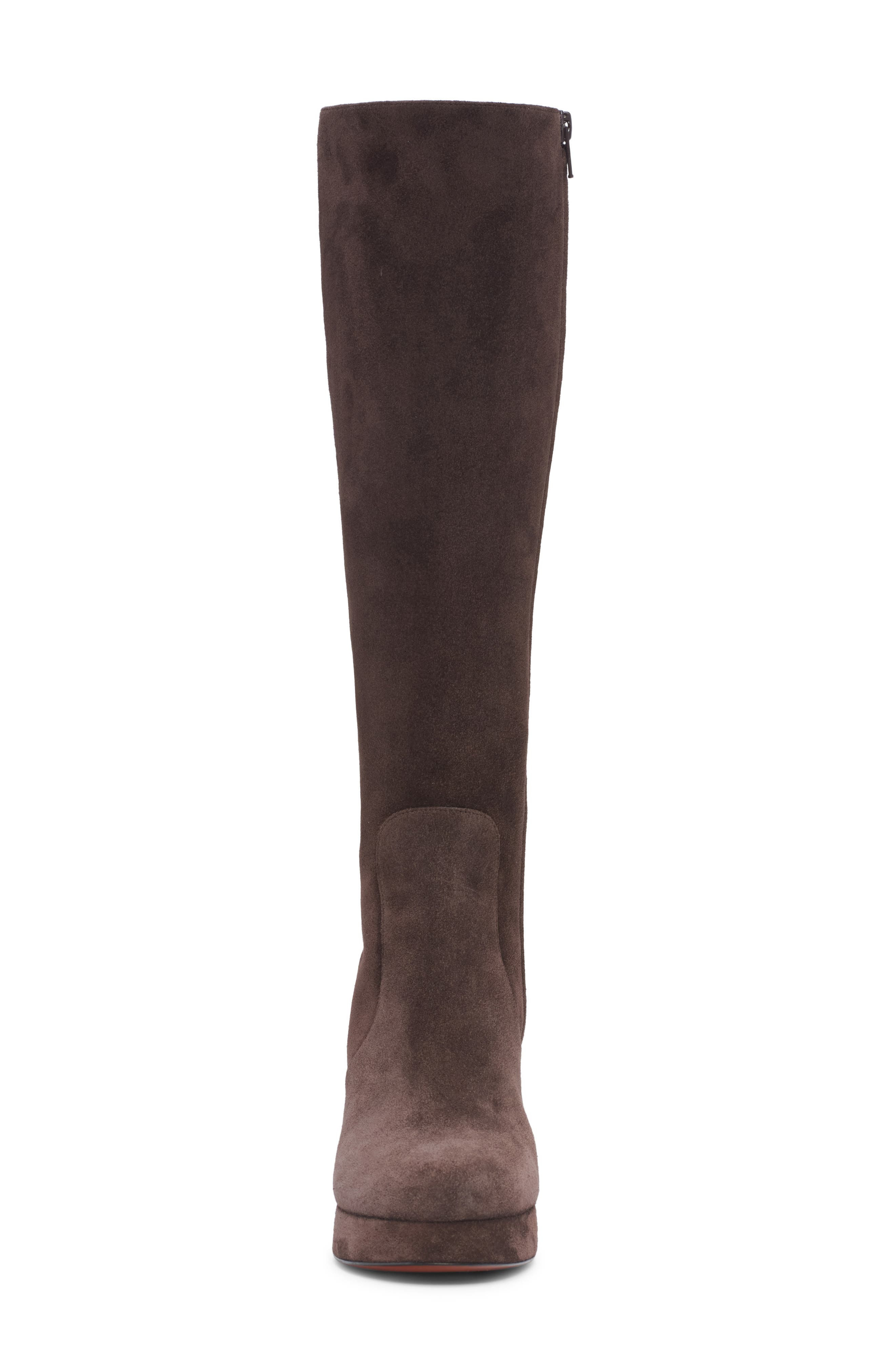 Valentino VLOGO Platform Knee High Boot in 0To Testa Di Moro at Nordstrom - 4
