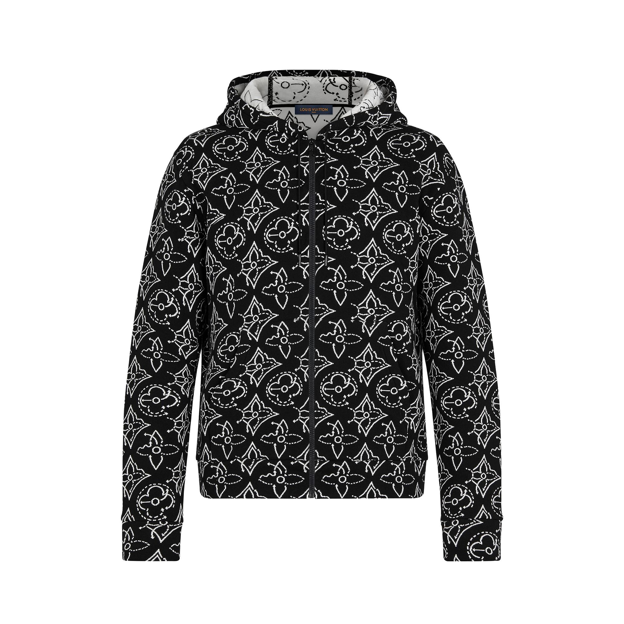 LVxNBA Strategic Flowers Quilted Hoodie - 1