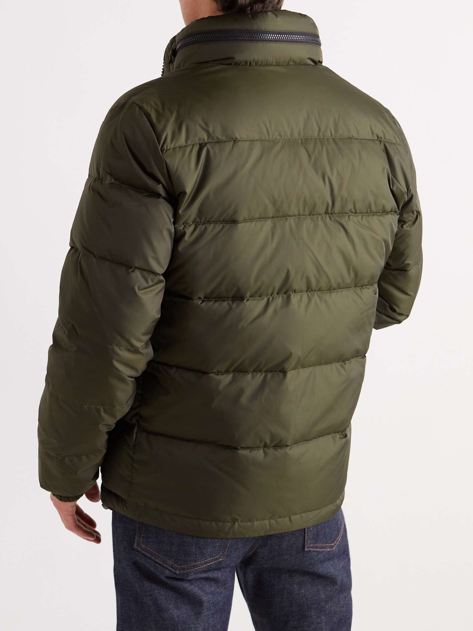 Padded Quilted Nylon Down Jacket - 4