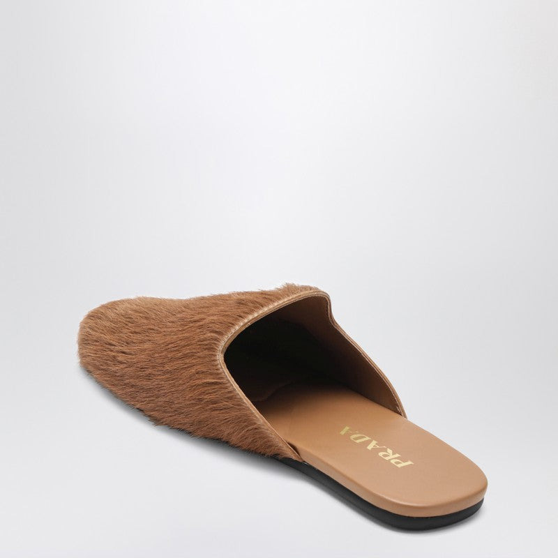 Prada Sandy Hairy-Effect Sabot Women - 2