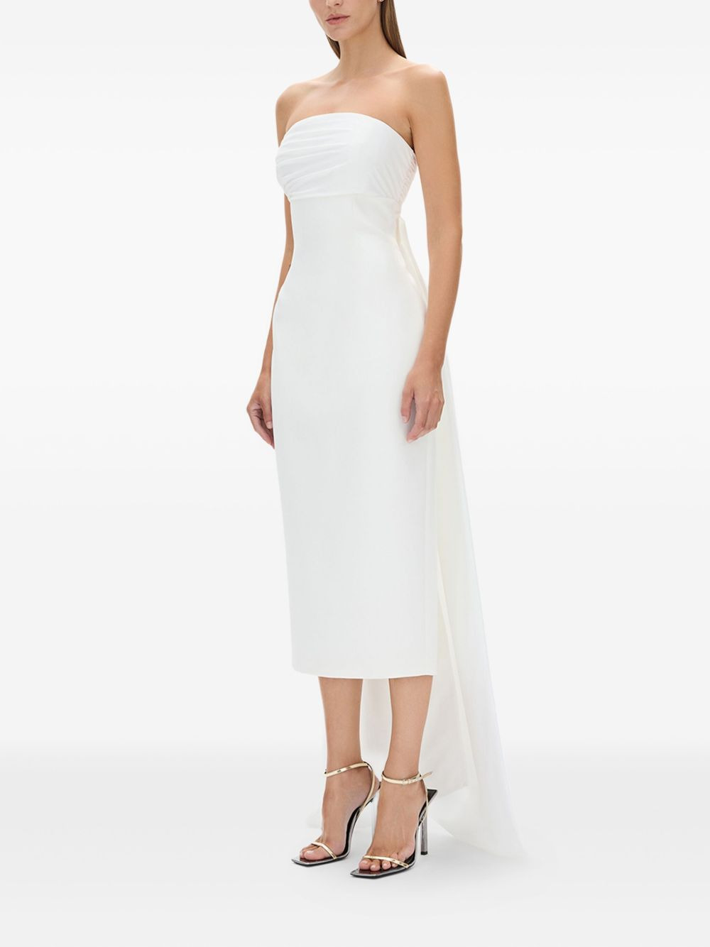 Odette strapless midi dress - 3