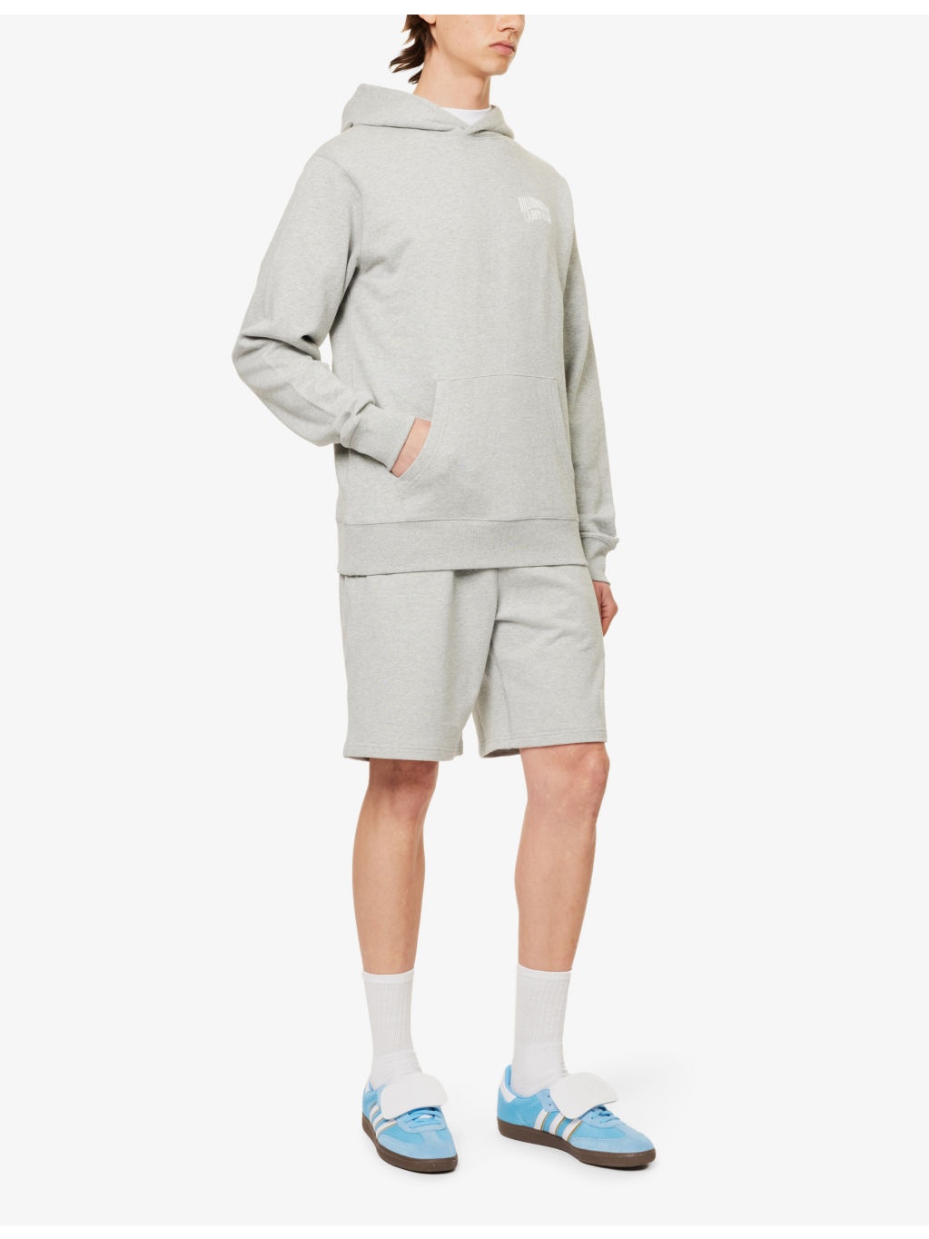 Arch branded-print cotton-jersey hoody - 3