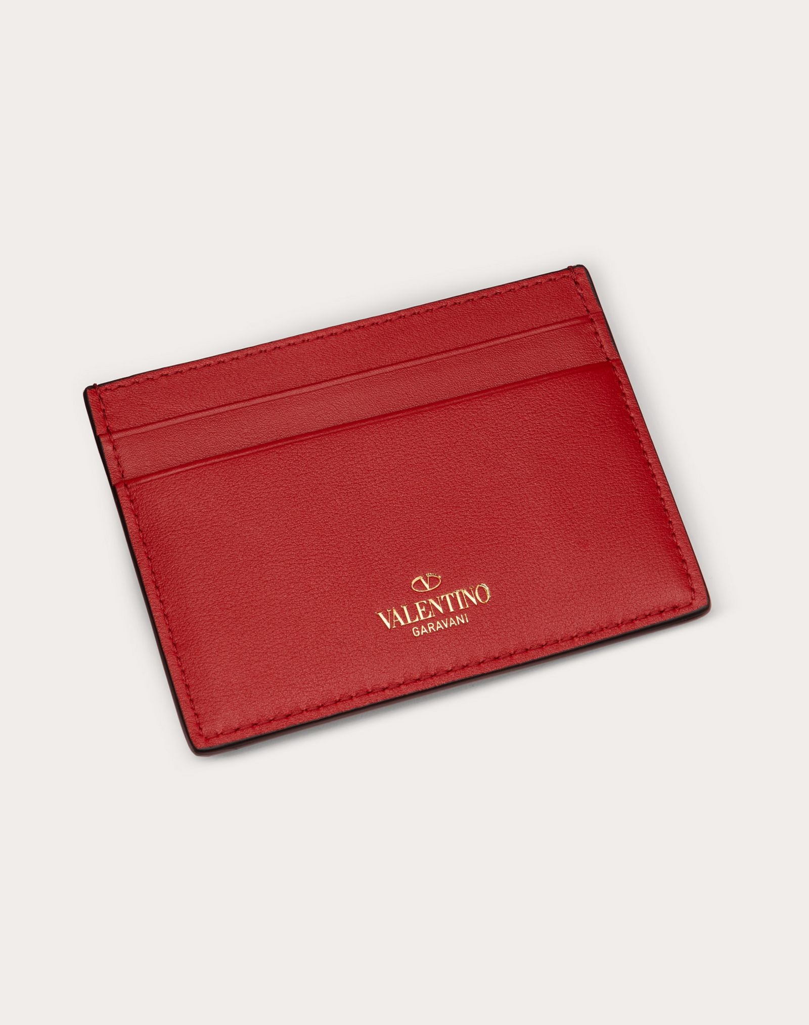 Rockstud Calfskin Cardholder - 3