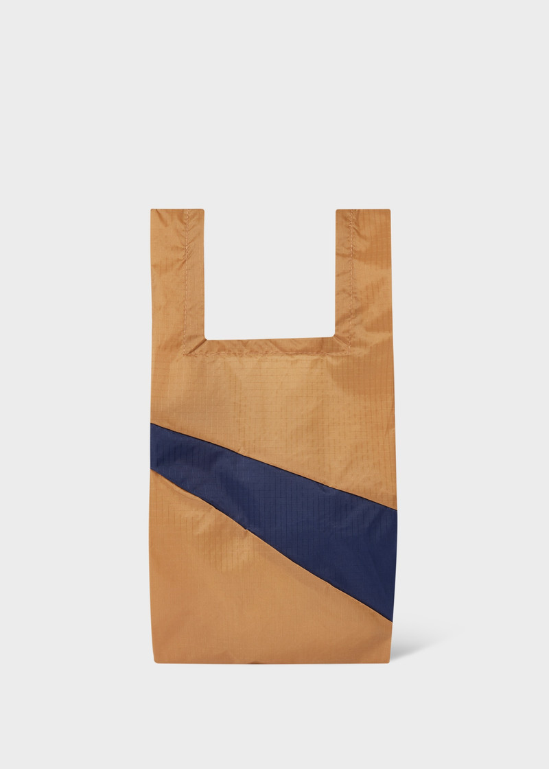 Camel & Navy 'The New Shopping Bag' by Susan Bijl - Small 4