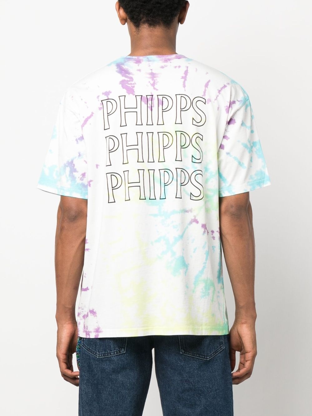 tie-dye cotton T-shirt - 4