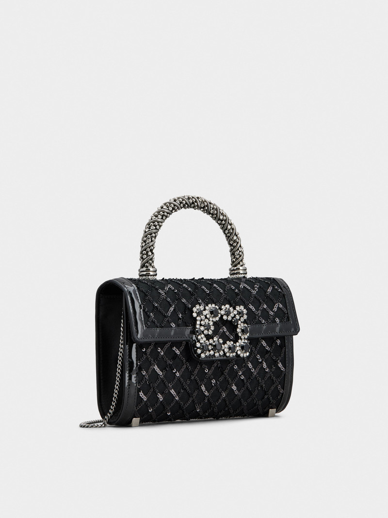Jewel Efflorescence Mini Bag with sequins 3