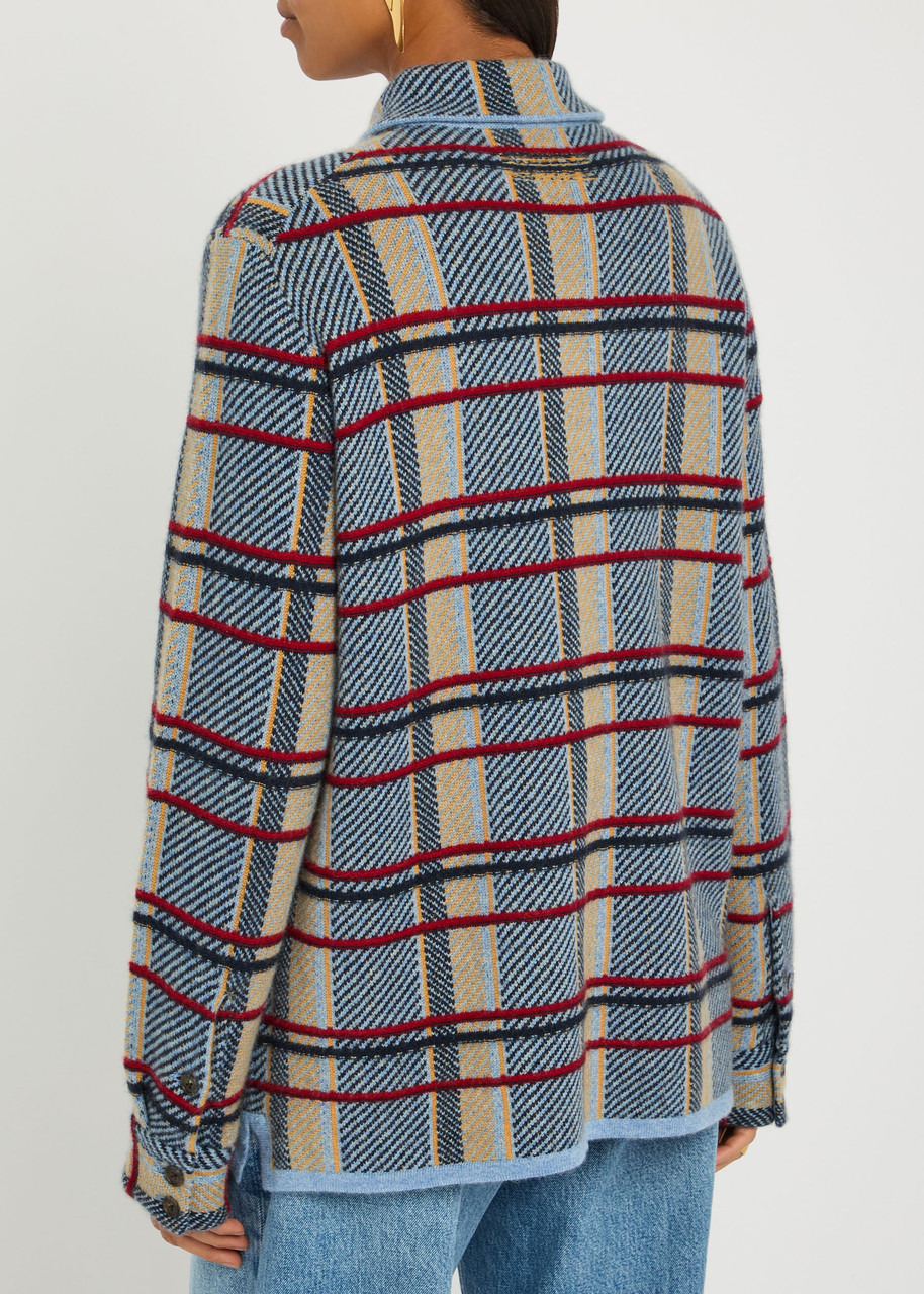 Guest In Residence Plaid Cashmere Shirt - 3