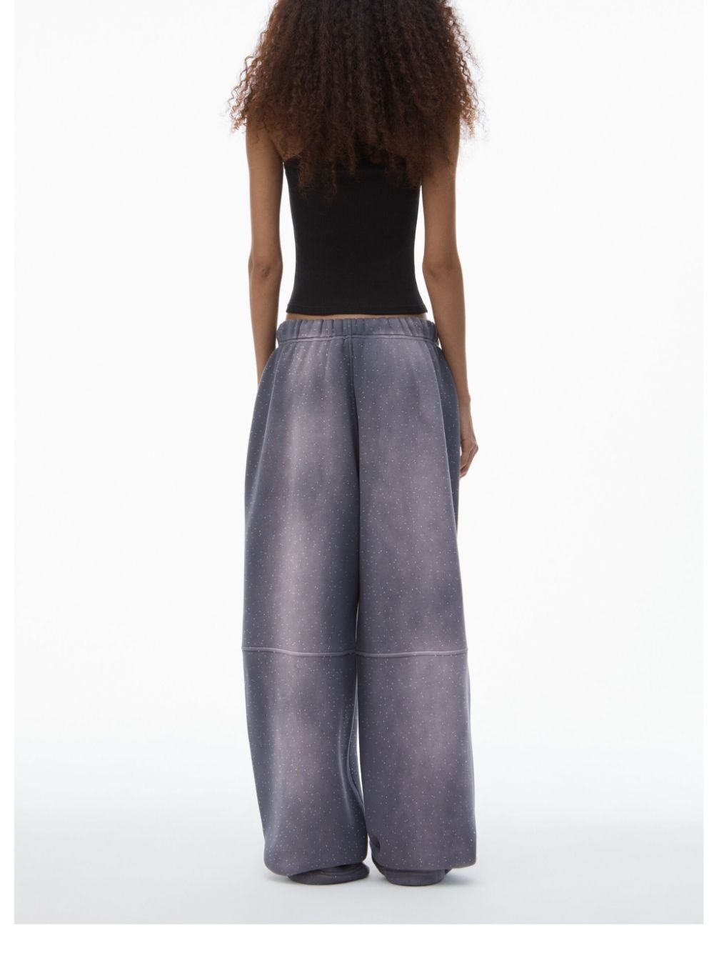 space-print track pants - 4