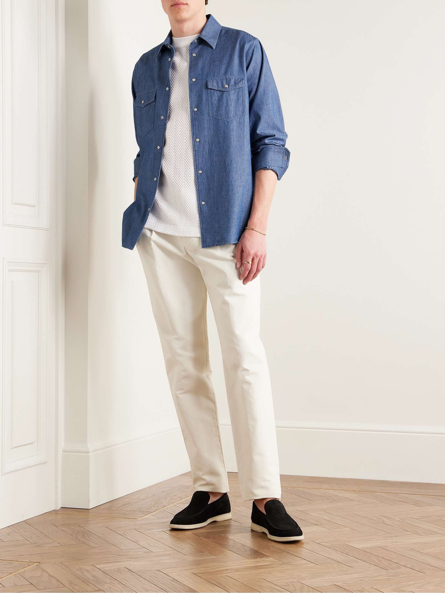 Thomas Cotton-Chambray Shirt - 2