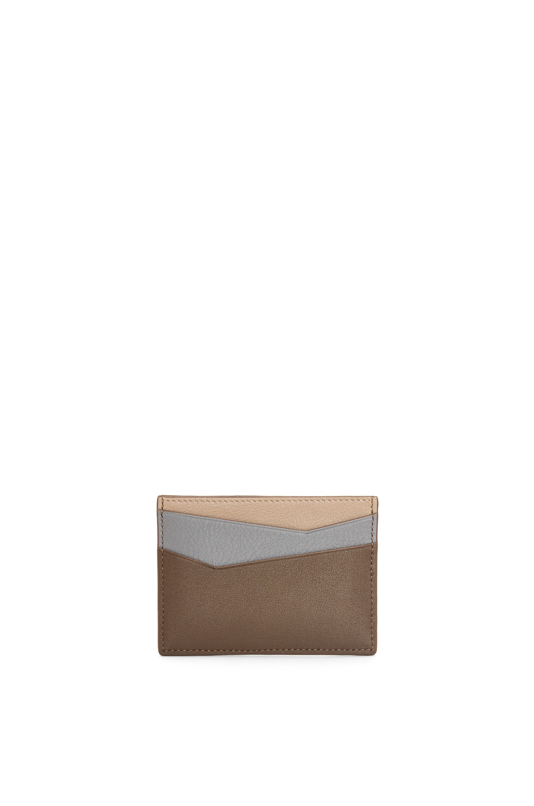 Puzzle plain cardholder in classic calfskin - 3