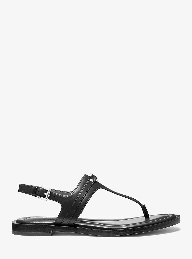 Mandy Leather T-Strap Sandal - 1