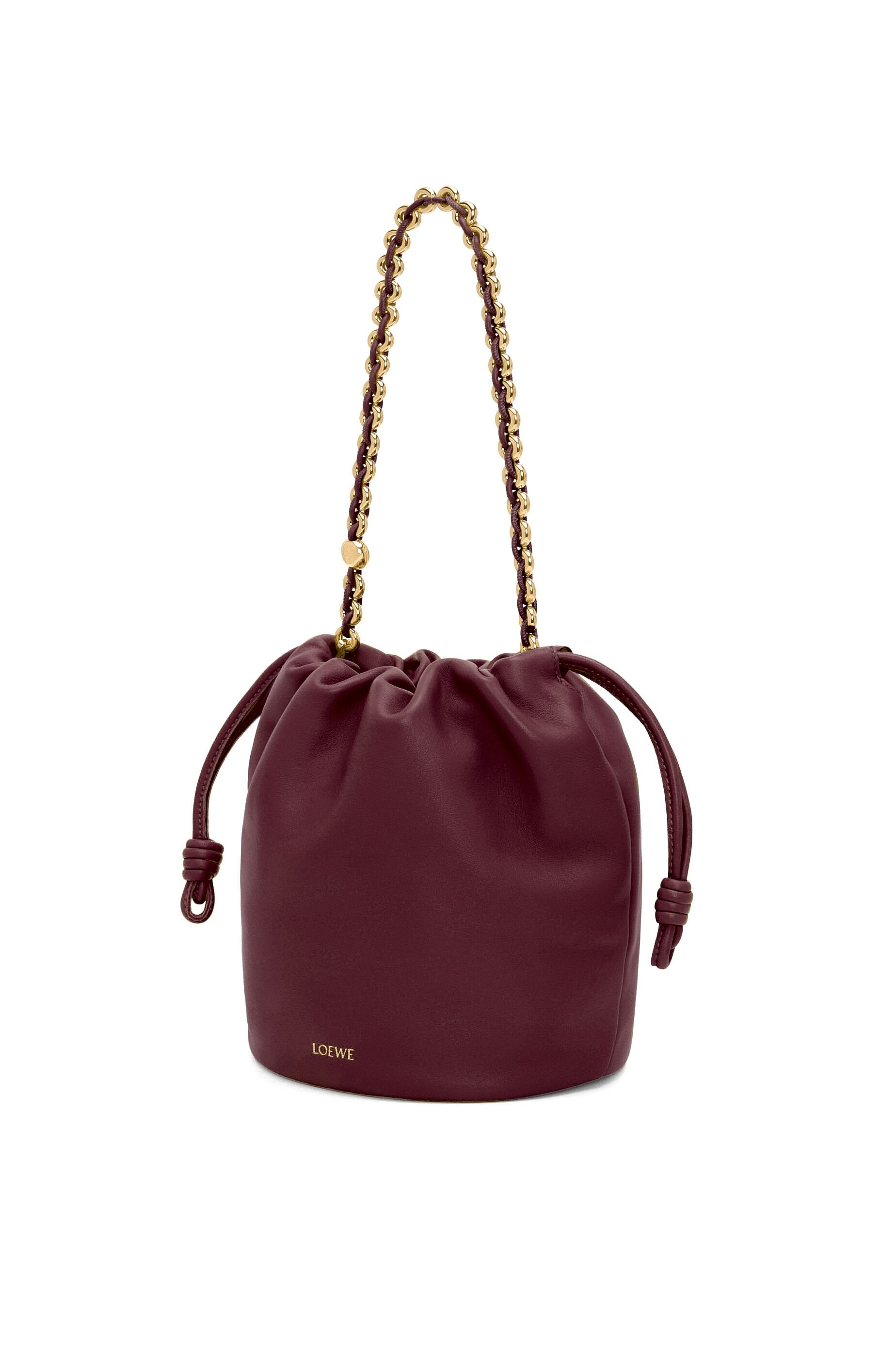Loewe Flamenco purse bucket in mellow nappa lambskin