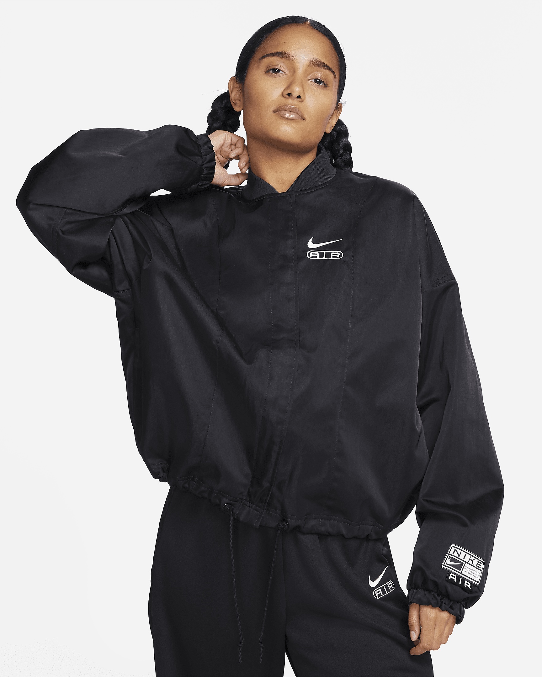 Nike Air Women's Oversized Woven Bomber Jacket - 1