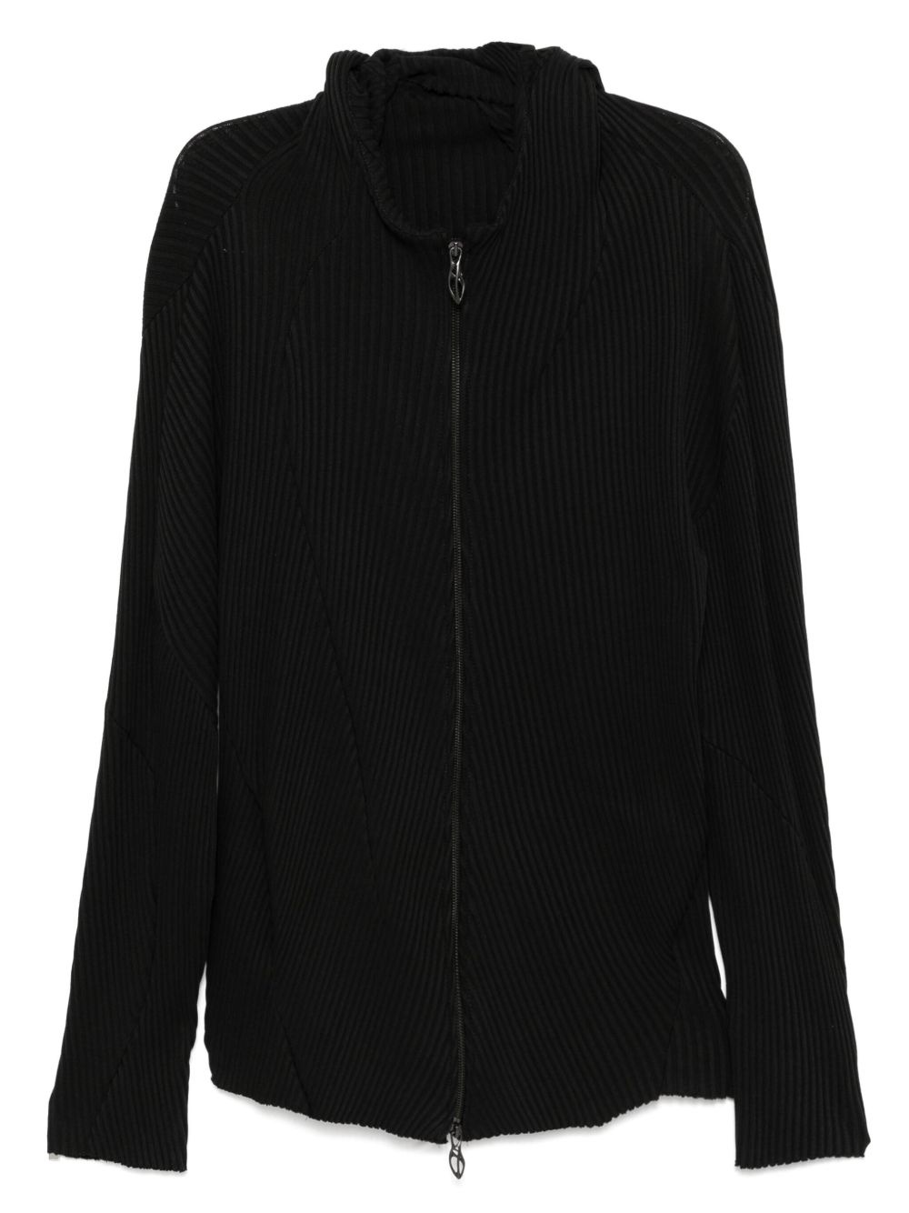 cotton zip-up hoodie - 1
