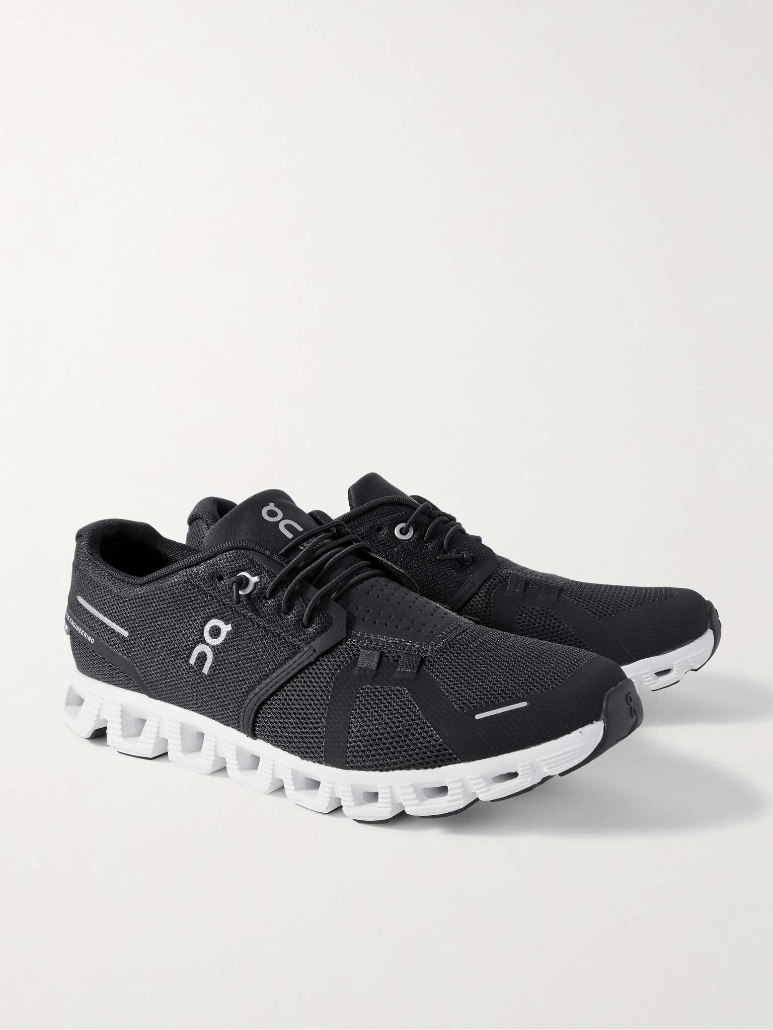 Cloud 5 Rubber-Trimmed Mesh Sneakers - 4