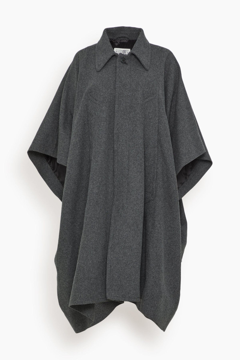 Trench Coat in Dark Melange 1
