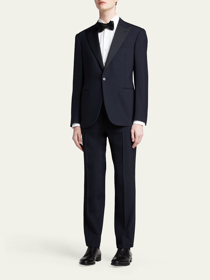 Ralph Lauren Men's Barathea Solid Wool Tuxedo outlook