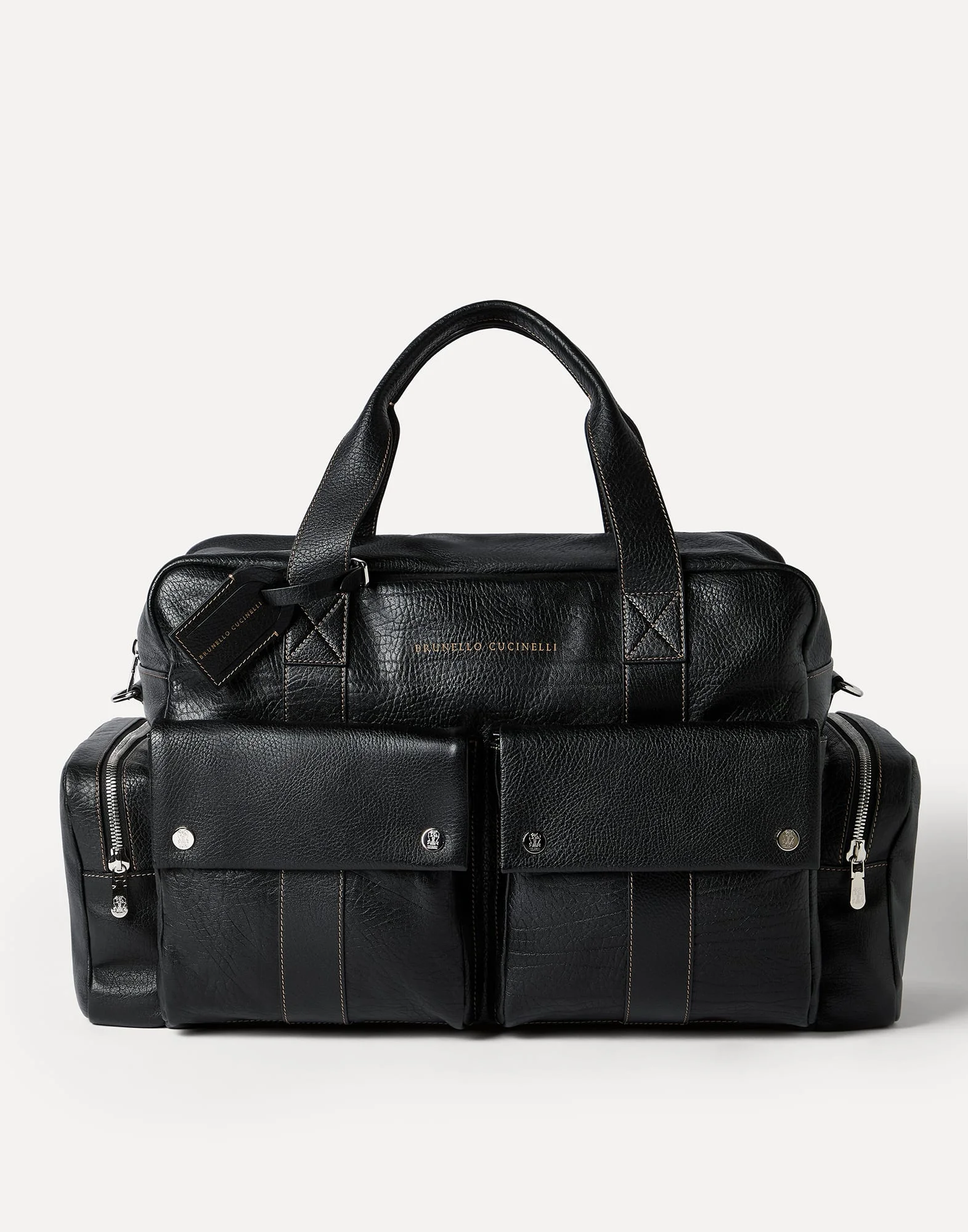 Grained calfskin leisure bag - 1