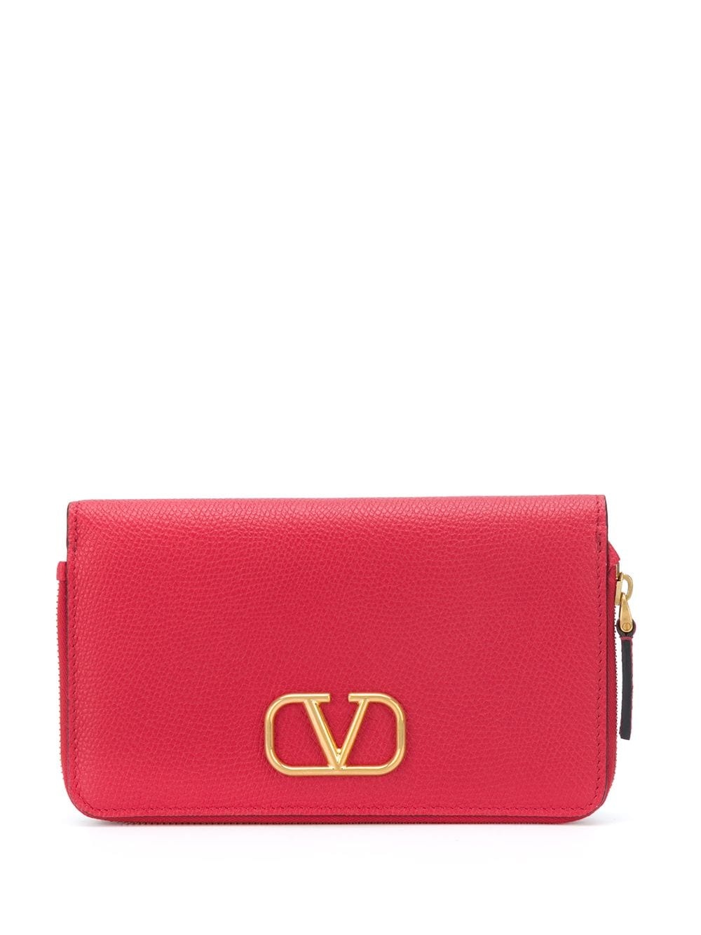 VLOGO signature leather wallet - 1