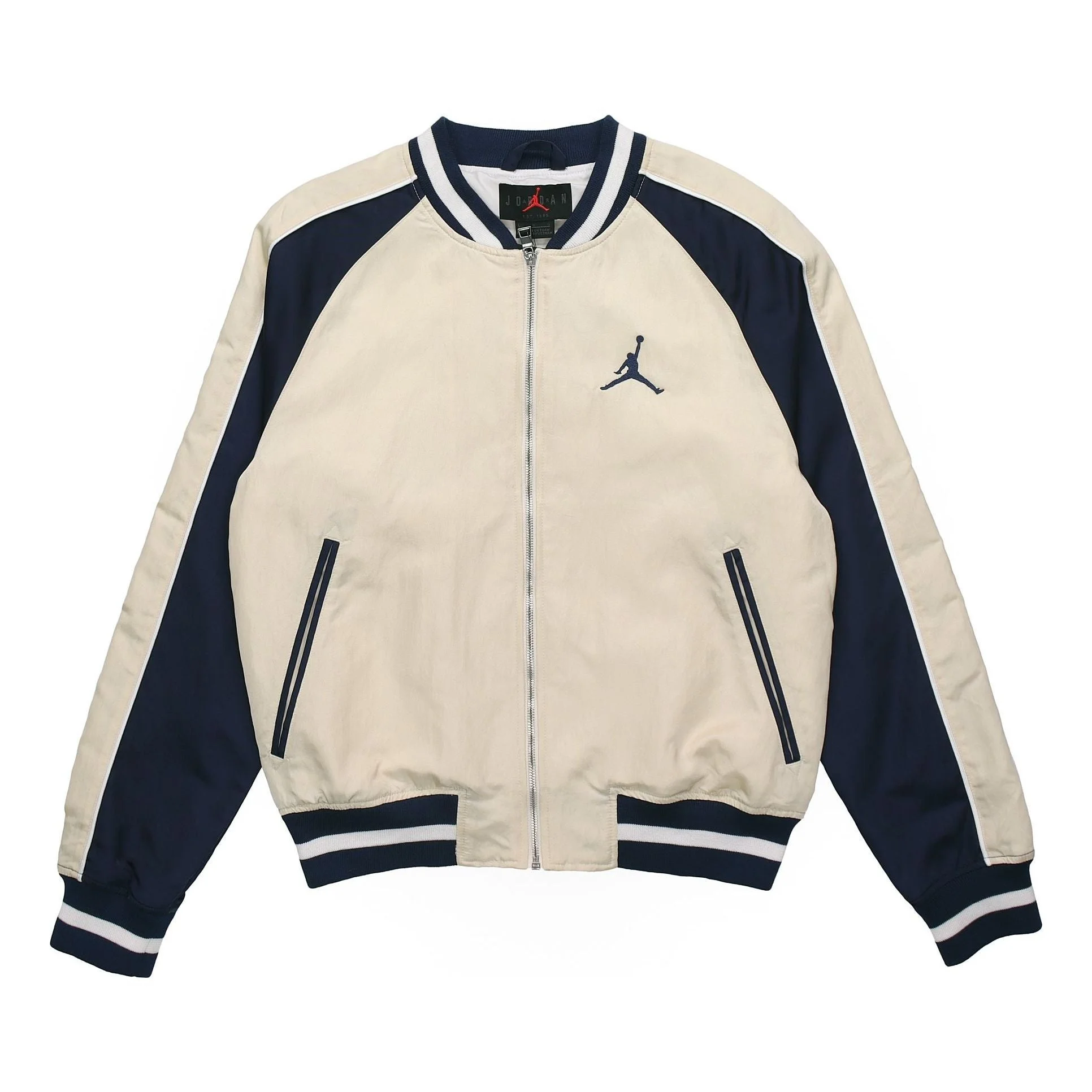 Air Jordan Remastered Souvenir Casual Sports baseball uniform Jacket White CD5772-271 - 1