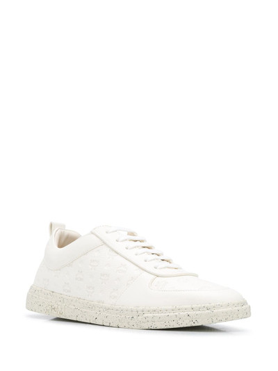 MCM logo debossed low-top sneakers outlook