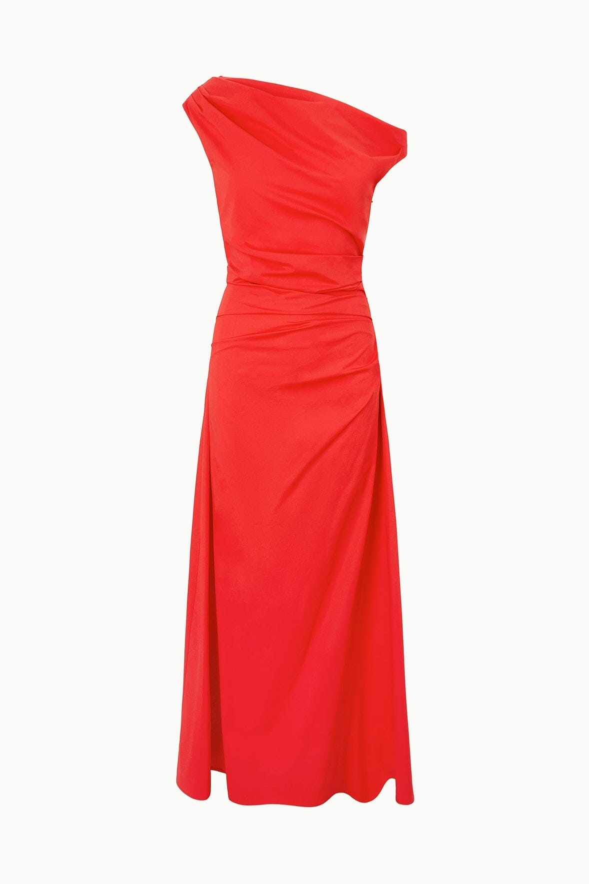 STAUD MAXI PHARE DRESS RED ROSE - 1