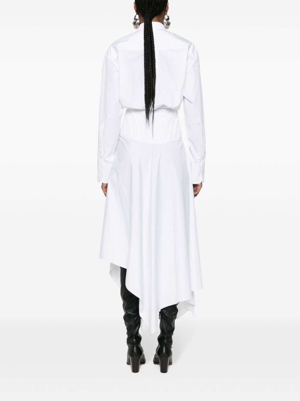 poplin midi dress - 4