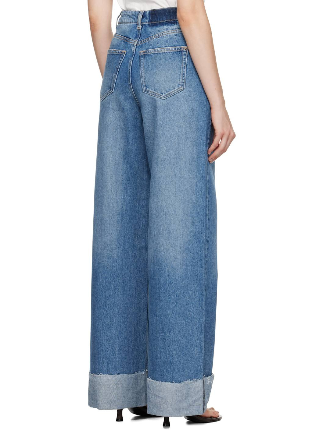 Blue Strider Tidal Cuffed Jeans - 3