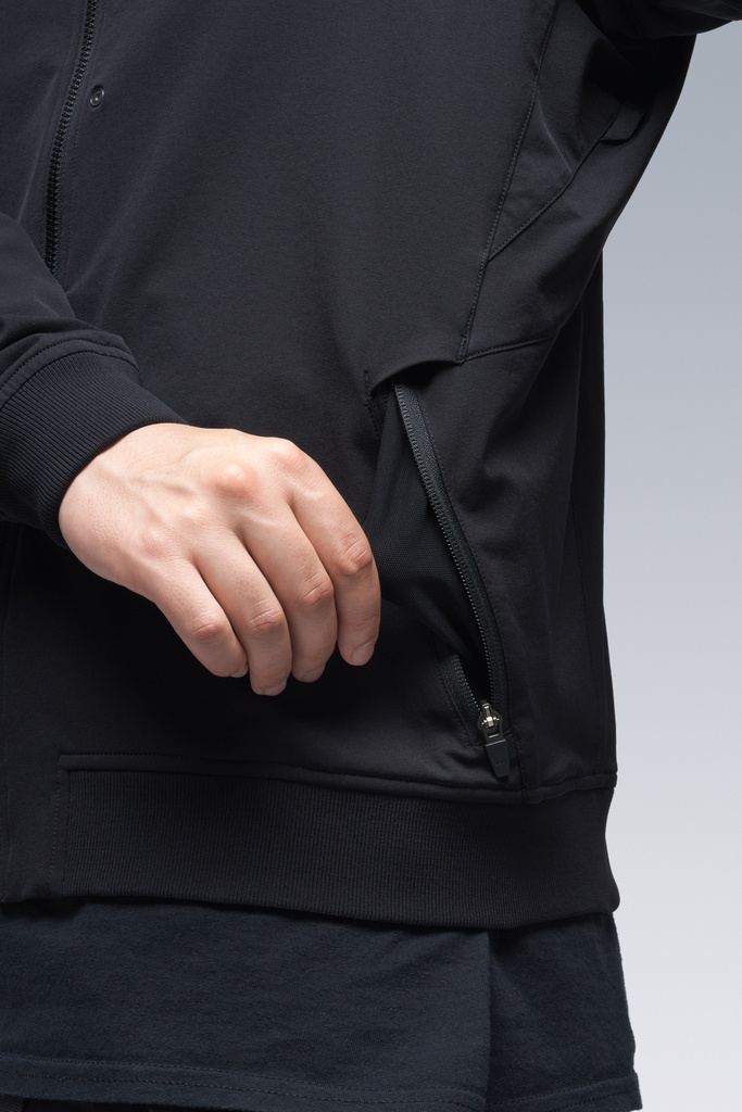 J90-DS schoeller® Dryskin™ Bomber Jacket Black ] with P30A-DS