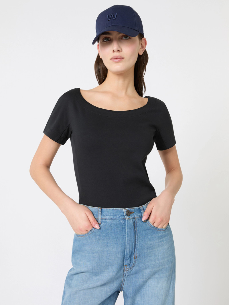 MULTIG Fitted jersey top - BLACK 5